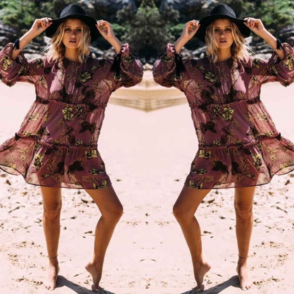 boho chic tiered dress